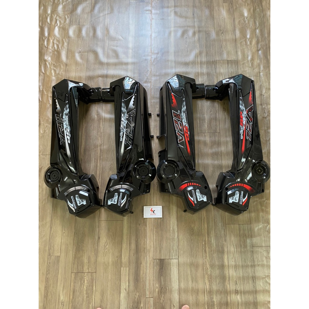 Ốp bình xe điện 133M 12ah đời mới, Ốp sườn đời mới xe điện 133M bình nhỏ 12ah (tặng kèm nắp sàn để c