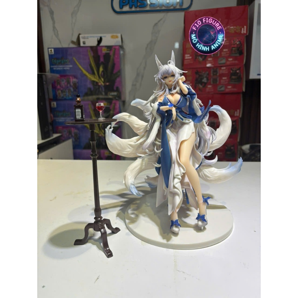Mô Hình Nhân vật Nữ Girl Cửu vĩ hồ ly - Mô hình Nữ Girl Cửu vĩ hồ ly xinh cao 27cm
