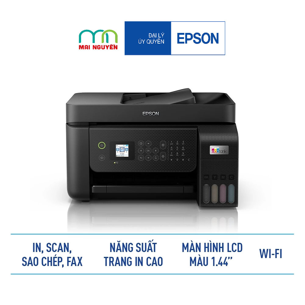 Máy In Phun Màu Epson L5290 Chính Hãng  (Bao Gồm Bộ Mực Chính Hãng Đi Kèm)
