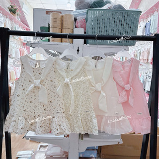 Váy Honee tiểu thư mềm mại cho bé gái (6-9M đến 3-4Y) (Áo bán rời)