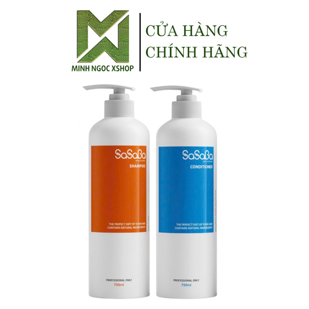 Dầu gội xả hoàn hình Sasaba Plus 750ML Chính Hãng