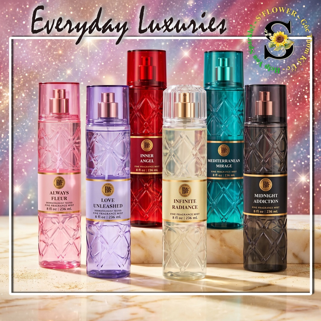 EVERY DAY LUXURIES | BST TONE NƯỚC HOA | Xịt Thơm Nước Hoa Bath & Body Works Body Mist | BigBuy360 - bigbuy360.vn