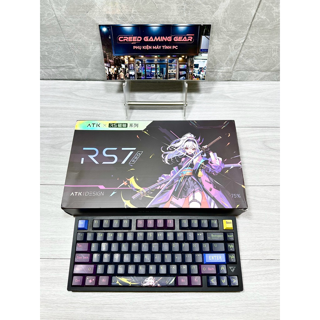 (Sẵn ship) Bàn Phím Gaming ATK RS7 V2/ RS7/ RGB/ Pro Rapid Trigger - Gateron Magnetic Jade Switch  -