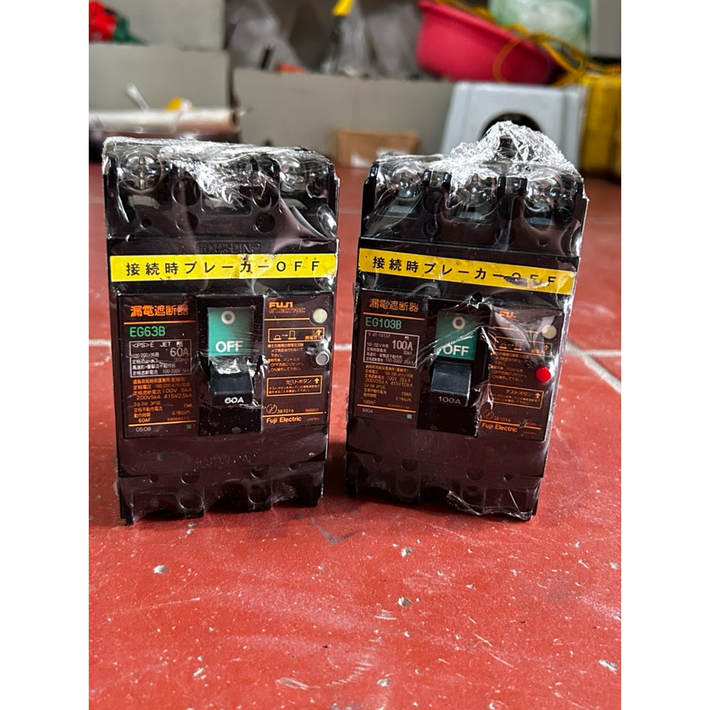 Aptomat 3 Pha Mitsubishi, FUJI Chống Giật, Chống Quá Tải 30A, 50A, 60A, 100A