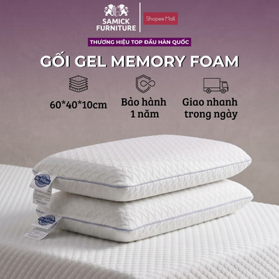 Gối cao su non MEMORY FOAM Samick Furniture - Giải pháp cho đau mỏi vai gáy