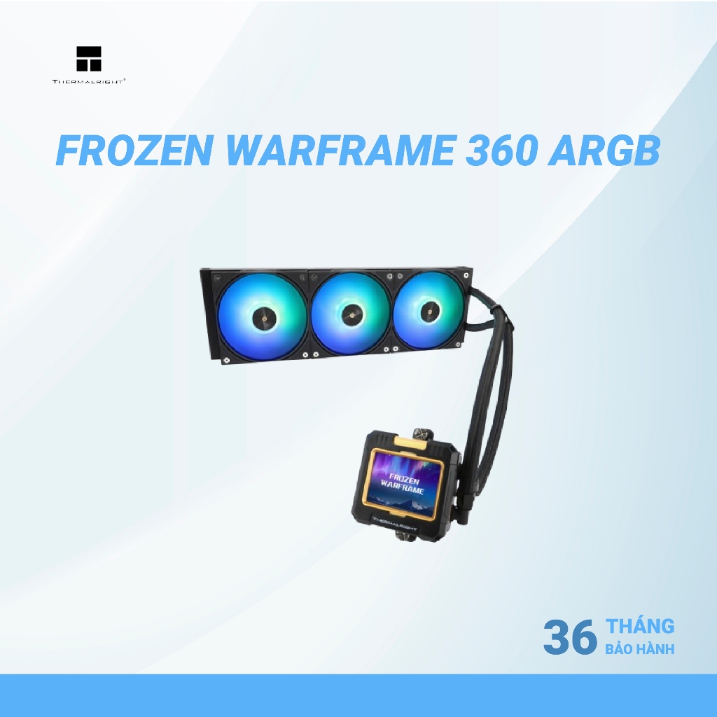 Tản nhiệt nước Thermalright Frozen Warframe 360 BLACK ARGB - Bảo hành 36 tháng