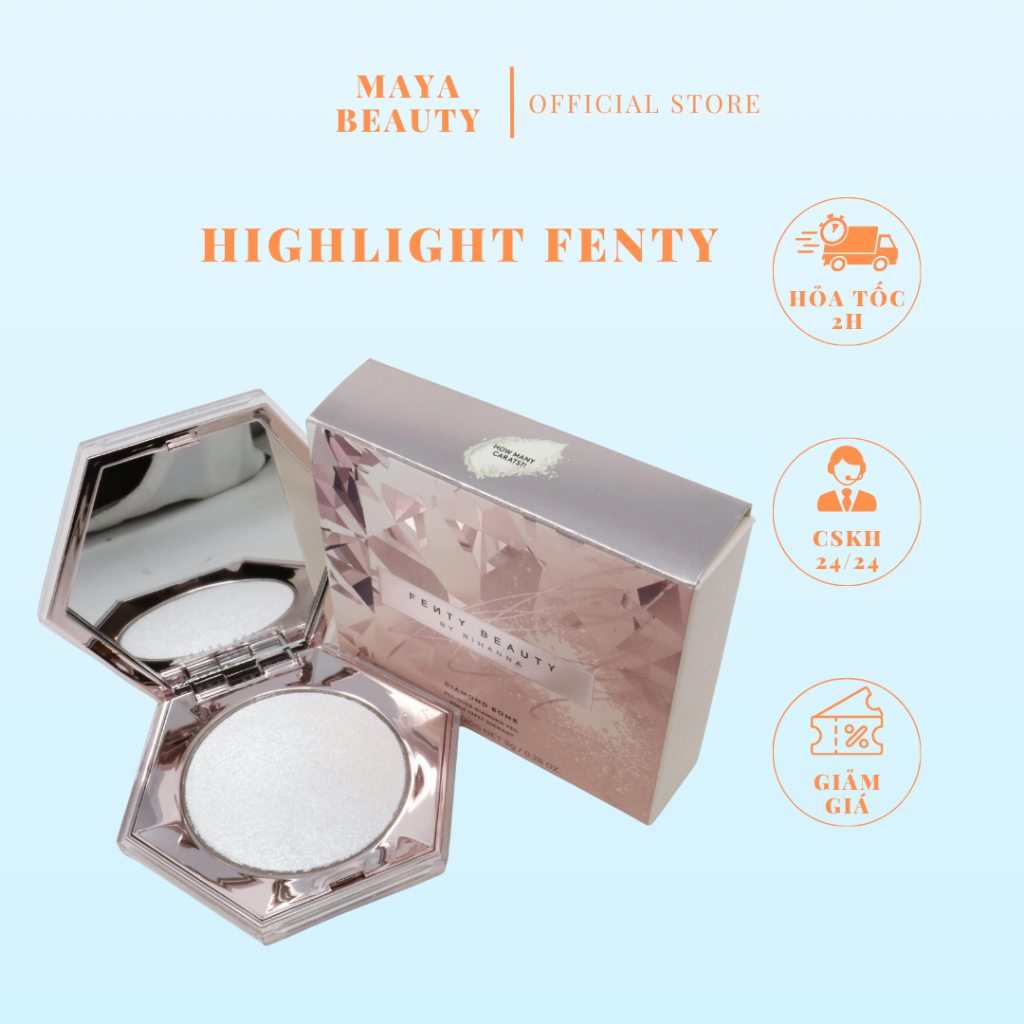 Phấn highlight Fenty Beauty Phấn bắt sáng Fenty Beauty Diamond Bomb Phấn nhũ toàn thân - Mya.Beauty