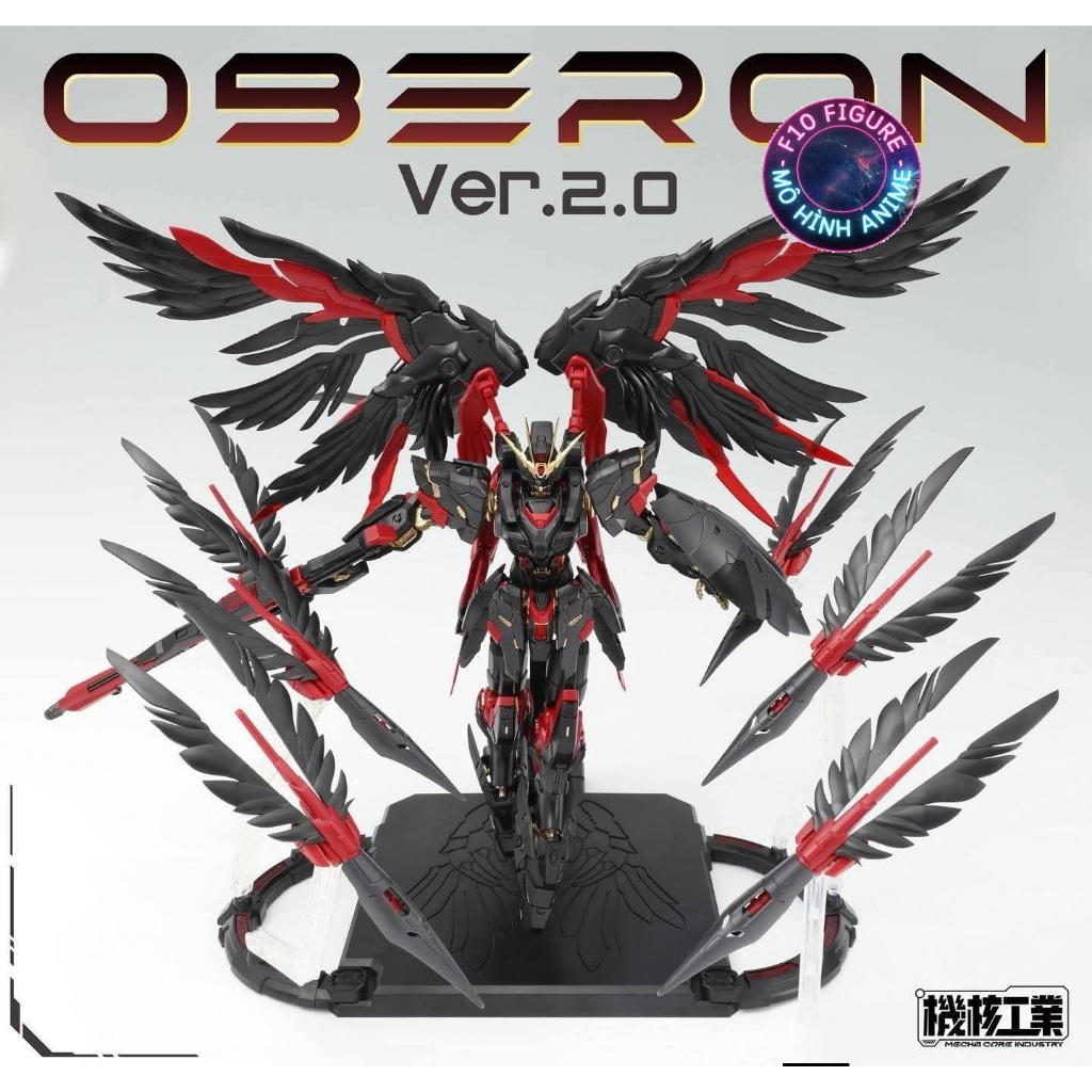 Mô Hình Lắp Ráp Oberon màu đỏ đen Mecha Core Industry 1/100 Oberon 2.0 Model Kit