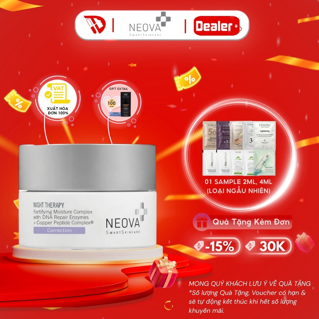 Kem Dưỡng Neova Phục Hồi Và Tái Tạo Da Ban Đêm Neova Night Therapy 50ml