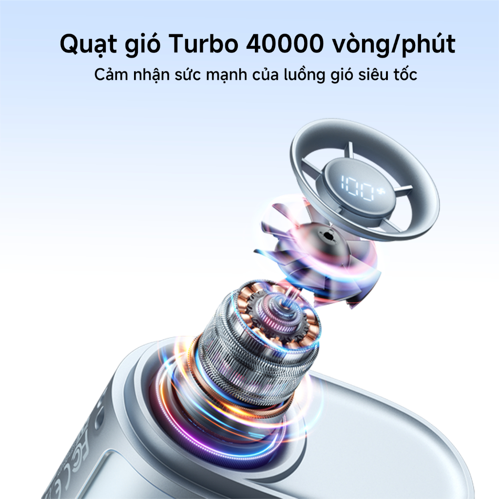 Quạt đeo cổ JisuLife 5, 100 nấc gió siêu mạnh, quạt cầm tay, màn hình LED, quạt thể thao, quạt đeo thắt lưng, thời trang | BigBuy360 - bigbuy360.vn