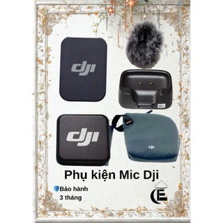 Phụ Kiện Dji Mic các đời 1, 2, 3, Mini, Gồm Nam châm, Đế sạc, Bông lọc gió, Túi đựng Chính Hãng