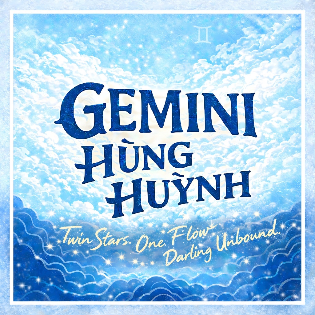Khăn Bandana HÙNG HUỲNH - Khăn GEMINI Anh Trai Say Hi