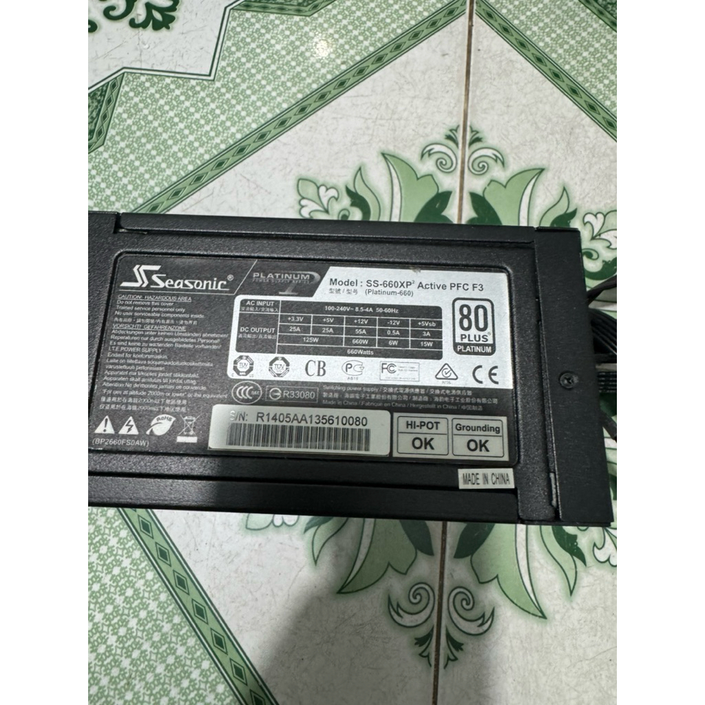 nguồn seasonic 650w 80plus đẹp