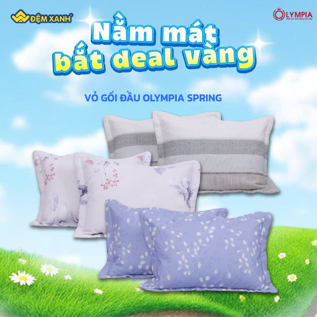 Vỏ gối đầu Olympia Spring