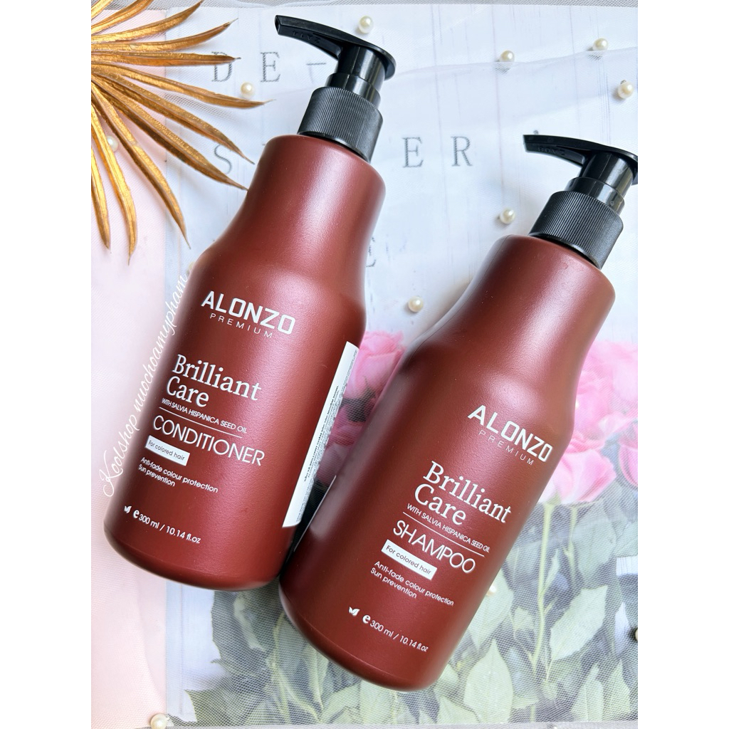Dầu gội xả cho tóc nhuộm Alonzo Premium 300ml 1000ml