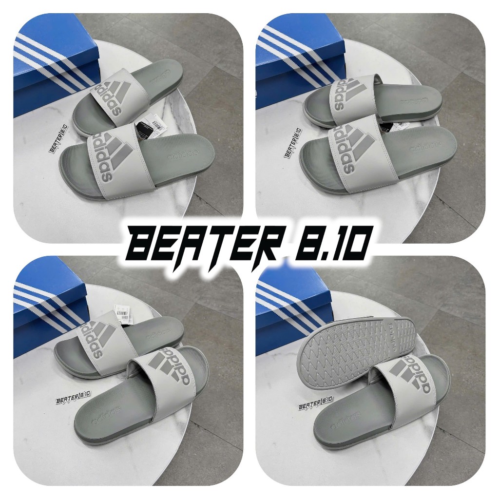 Dép Adidas Adilette Comfort Slide 'Grey Charcoal' - IG1122