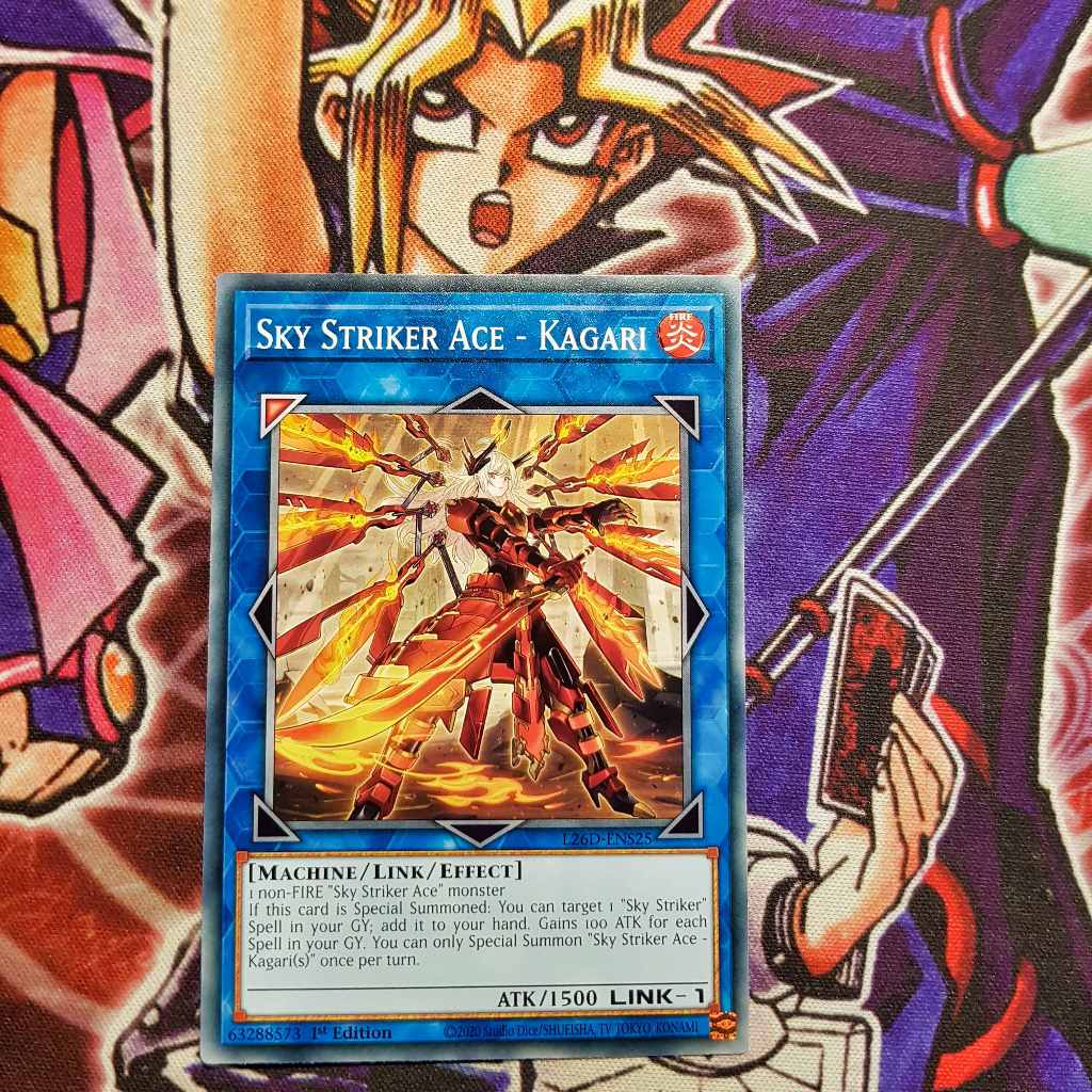 Thẻ bài Yugioh chính hãng | Sky Striker Ace - Kagari | L26D Common.