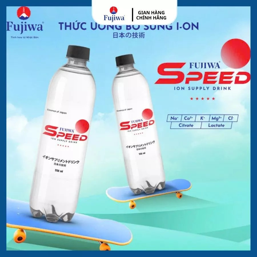[Thùng 24 Chai] Fujiwa Speed  - Nước Uống Bổ Sung Ion Điện Giải Khoáng Chất,Tăng Cường Thể Lực