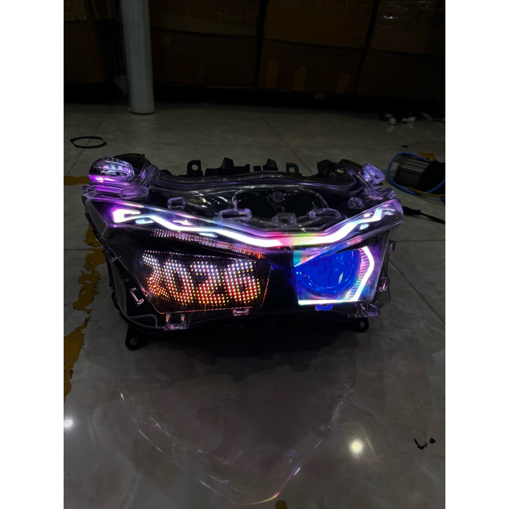 Pha AB 2026 độ bi E11+ và KZ s6 pro v3 mẫu bảng led và vòng xoay + audi đổi qua app điện thoại (bảo 