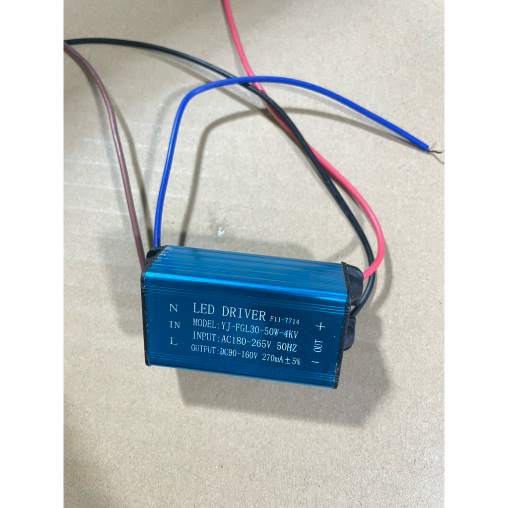 Chấn lưu vỏ nhôm 50W DC90-110V