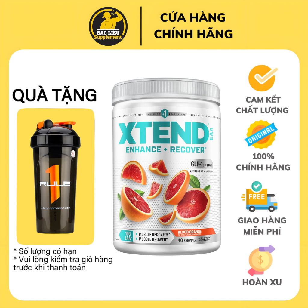 XTEND EAA - (40 lần dùng) - Hỗ trợ phục hồi phát triển cơ