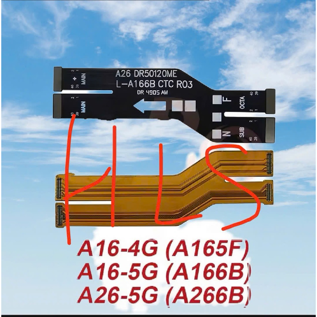 Dây cáp nối main samsung A26 5G A16 4G 5G (A166B)/A26