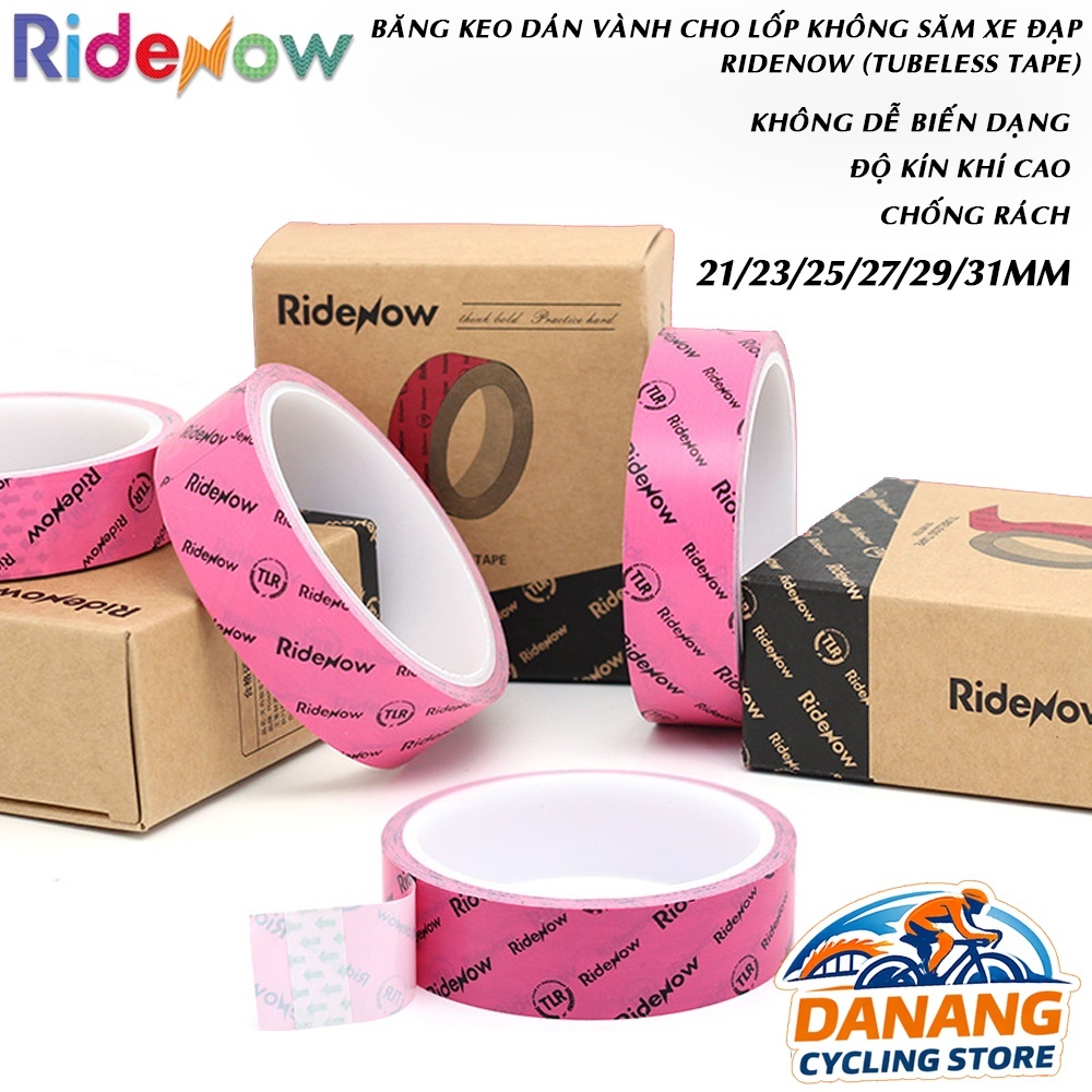 Băng Keo Dán Vành Xe Đạp Tubeless TLR RIDENOW – Rim Tape Không Săm 10m Cho MTB & Road
