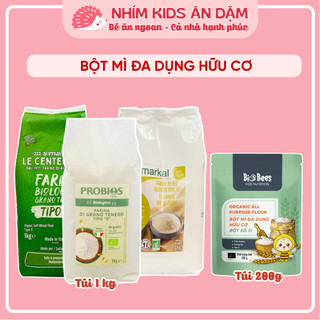 Bột mì đa dụng hữu cơ simabio - markal - probios - biobees làm bánh bữa phụ cho bé