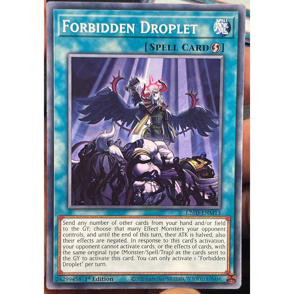 [KW2 Yugioh] [EN-UK] Thẻ L26D-ENM13 Forbidden Droplet - Common