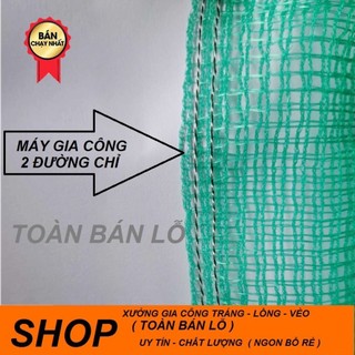 Vèo lưới nuôi ốc ếch cá lươn mắt lưới 5li mầu xanh, bền bỉ, độ bền cao