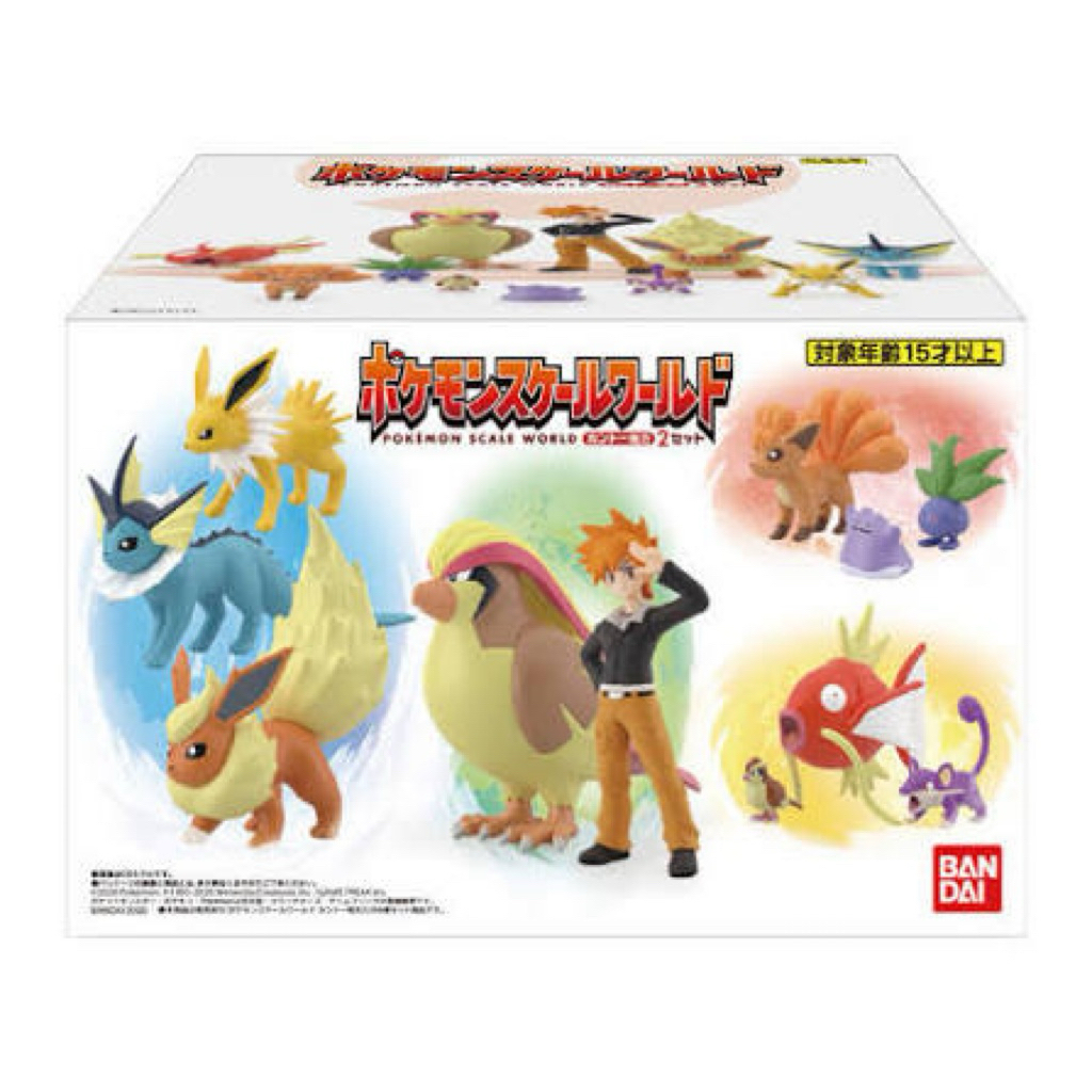 Pokemon Scale World 1/20 Figure Bandai Kanto 02 Region