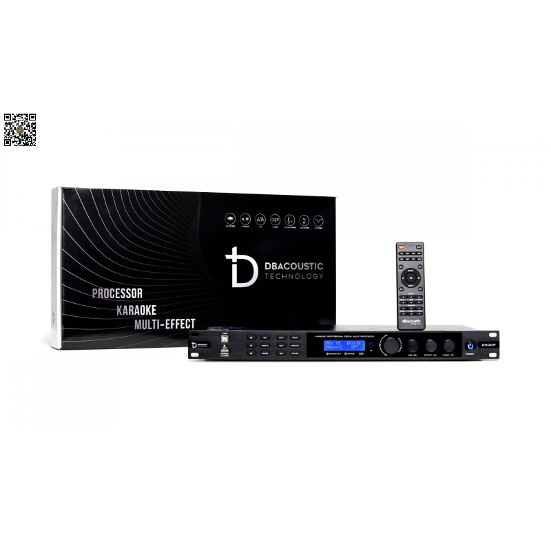 🎚️ Vang Số DBacoustic D500P Chính Hãng – Vang DSP Karaoke, Bluetooth, Optical, Chống Hú
