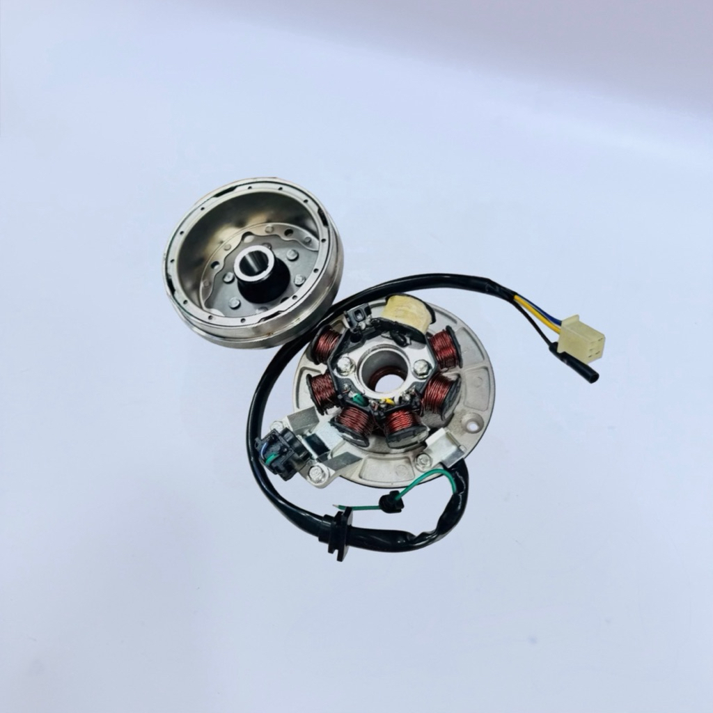 Vô lăng mâm lửa 86 đầu chùa ATE dành cho xe Wave, Dream Cub 67 chính hãng