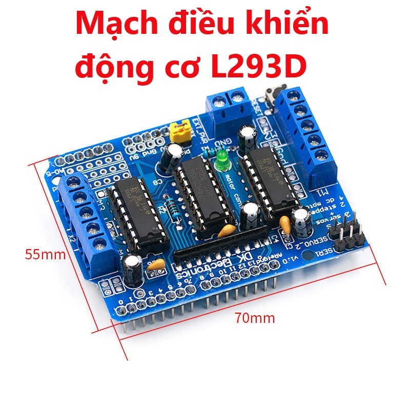 Mạch điều khiển động cơ L293, L293D