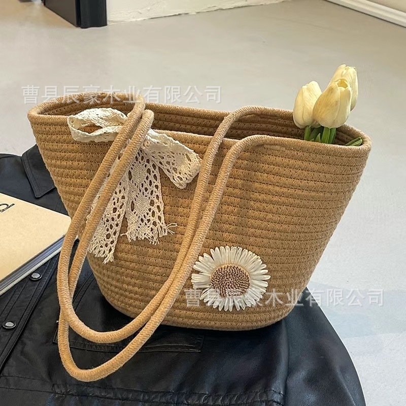 Túi cói đan thủ công, túi cói lớn phong cách mùa hè sang chảnh, túi coi đan dung tích lớn cho nữ  ponny ponnie | BigBuy360 - bigbuy360.vn