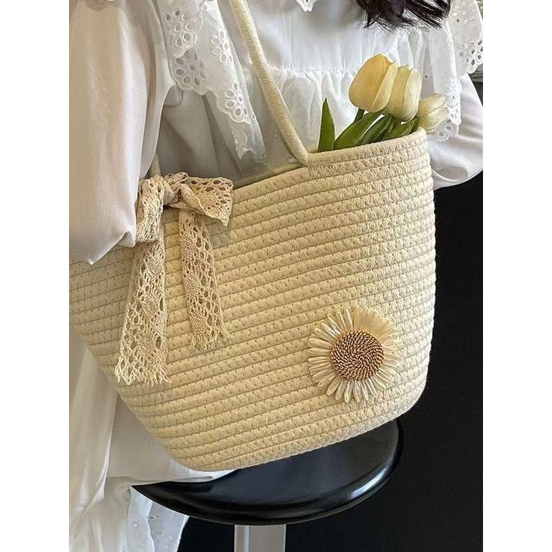 Túi cói đan thủ công, túi cói lớn phong cách mùa hè sang chảnh, túi coi đan dung tích lớn cho nữ  ponny ponnie | BigBuy360 - bigbuy360.vn