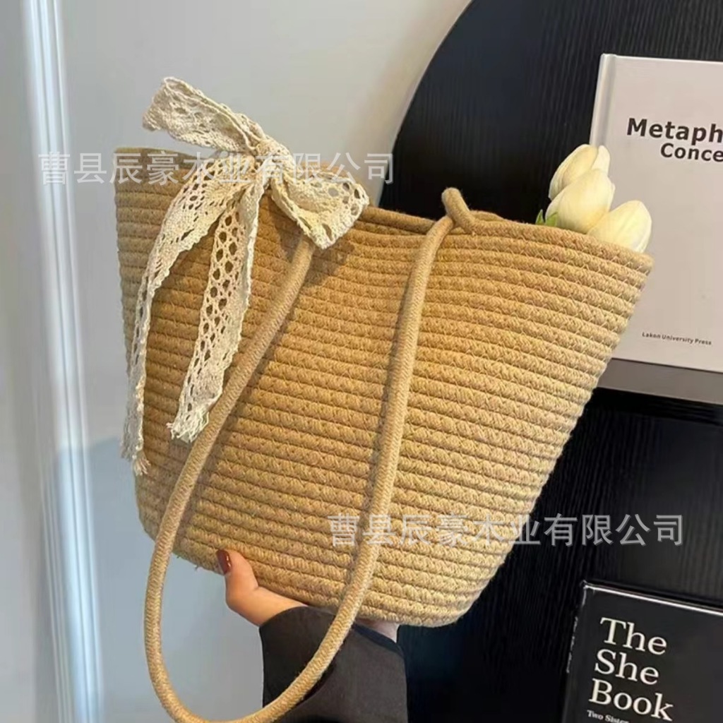 Túi cói đan thủ công, túi cói lớn phong cách mùa hè sang chảnh, túi coi đan dung tích lớn cho nữ  ponny ponnie | BigBuy360 - bigbuy360.vn
