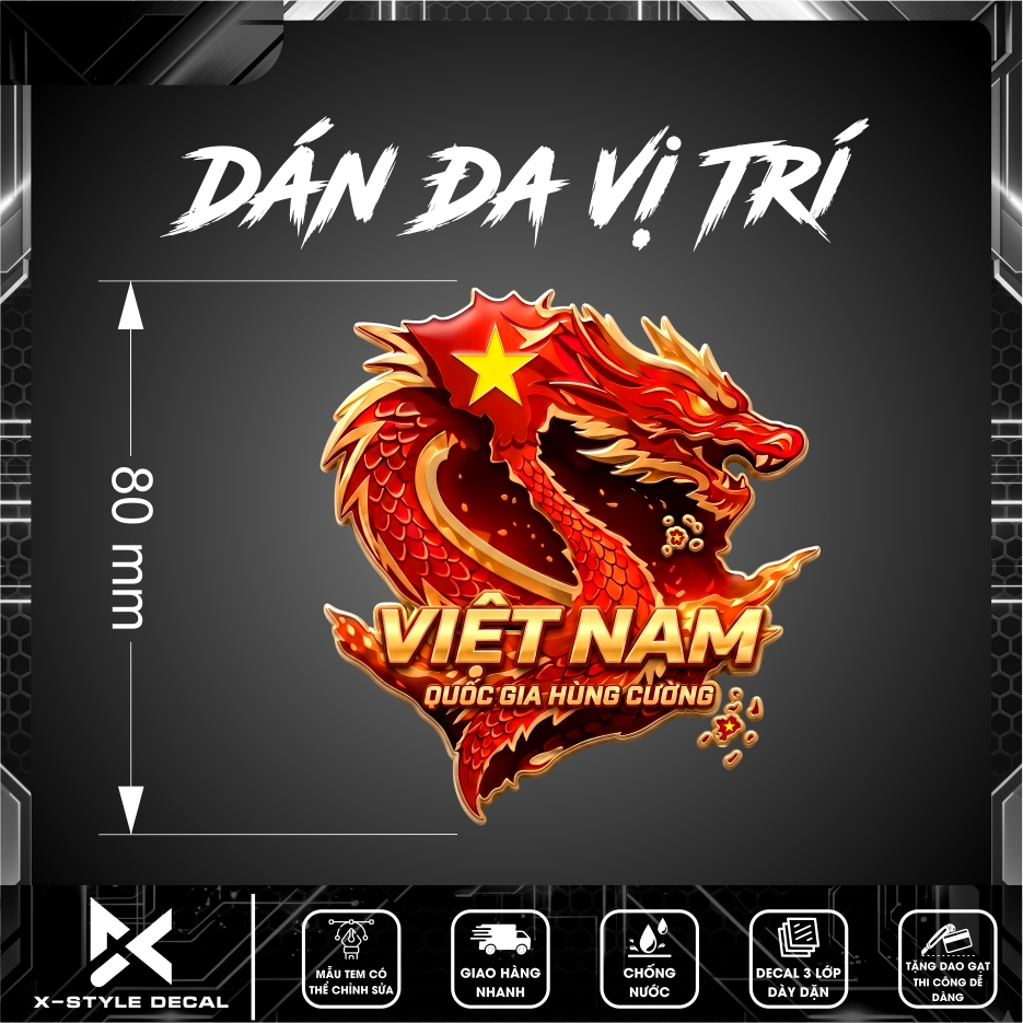 Tem Dán 34 tỉnh thành Việt Nam, tem ô tô, xe máy - Lẻ 1 tem