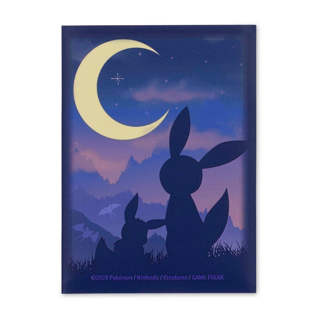 Bọc Thẻ Bài TCG - Eevee & Umbreon Twilight Card Sleeves (65 Sleeves) Official Pokemon Center