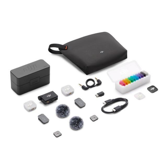 DJI Mic Mini 2 (2 TX + 1 RX + Charging Case) - Micro Không Dây 2 Kênh Chính Hãng | Thu Âm Rõ Nét | K