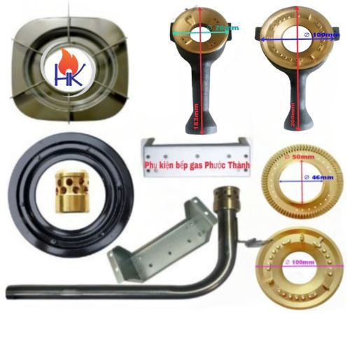 Họng bếp gas Rinnai / Ống điếu bếp gas đôi Rinnai RV-615Slim(G), RV-715Slim(GL-D), RV-715SLim(G)