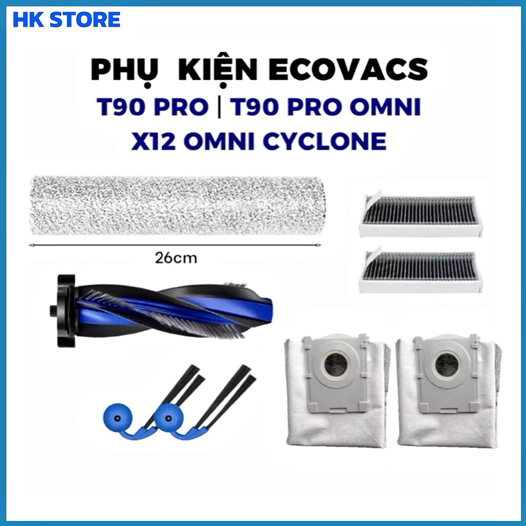 Phụ kiện Robot Ecovac T90 Pro - T90 Pro Omni - X12 OmniCyclone