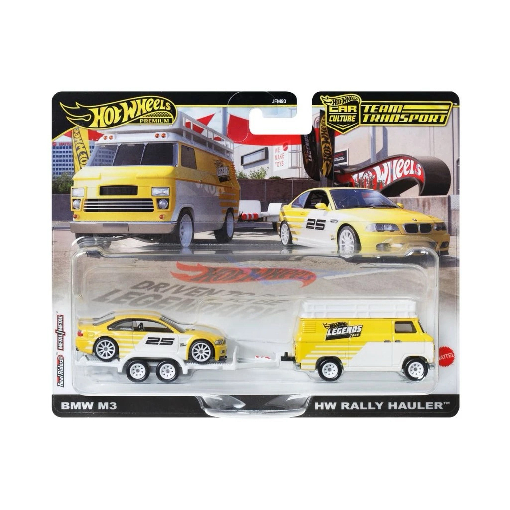 Hot Wheels Legends Tour Team Transport Hauler & BMW M3 E46 ( ĐÃ LOOSE )