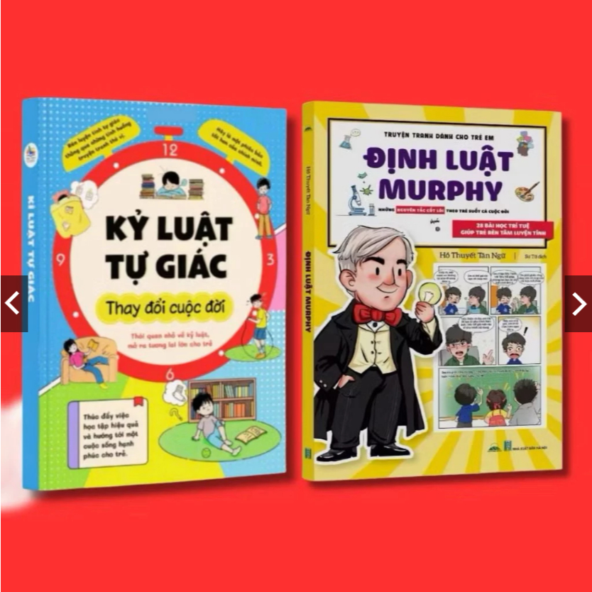 Sách - Combo 2 sách “Định Luật Murphy” & “Kỷ Luật Tự Giác”[]