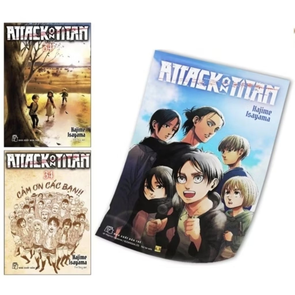 Sách - Attack On Titan - Full Trọn Bộ Đầy Đủ - NXB Trẻ