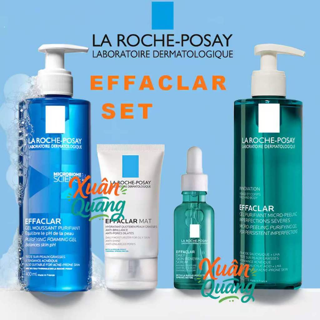 Gel rửa mặt La Roche-Posay Effaclar Foaming Gel | Effaclar Mat | Effaclar Micro-Peeling Purifying Ge
