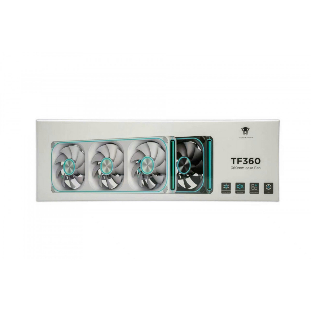 Quạt Tản Nhiệt Jungle Leopard TF120 TF360 Trắng Đen ARGB Sync Main 120mm 360mm Fan Case PC | BigBuy360 - bigbuy360.vn
