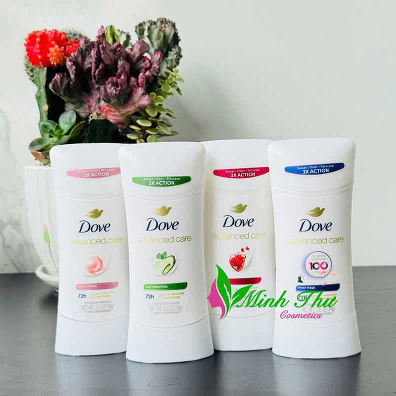 Lăn Sáp Khử Mùi Dove Advanced Care 72h 74gr - Ngăn mùi 72h