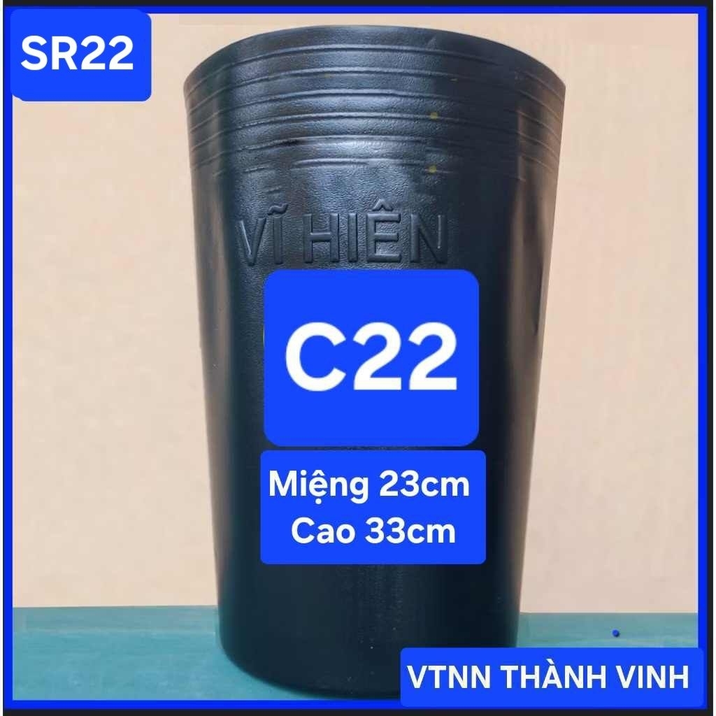 Combo 10 Chậu Sầu Riêng C16 + C17 + C18 đến C22 , Chậu ươm sầu riêng, Chậu Nhựa Trồng Cây