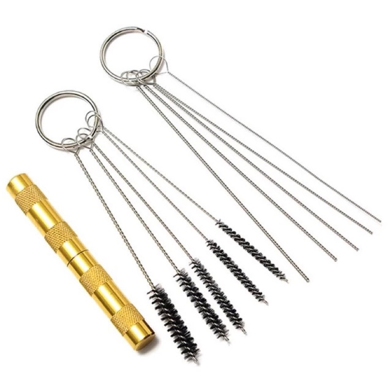 [TUOSEN] Bộ 3 món vệ sinh súng sơn, các loại airbush, bình xăng con...